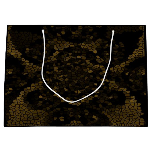 Olijf Glas in lood vlinder Groot Cadeauzakje (Voorkant)