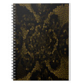 Olijf Glas in lood vlinder Notitieboek (Voorkant)