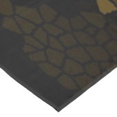 Olijf Glas in lood vlinder Tafelkleed (Gekanteld)