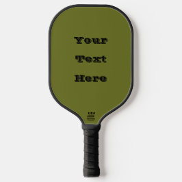 Olijf groene vaste kleur pickleball paddle