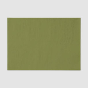 Olijf groene vaste kleur tissuepapier