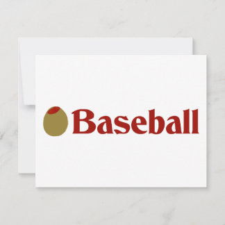 Olijf (I Love) Baseball