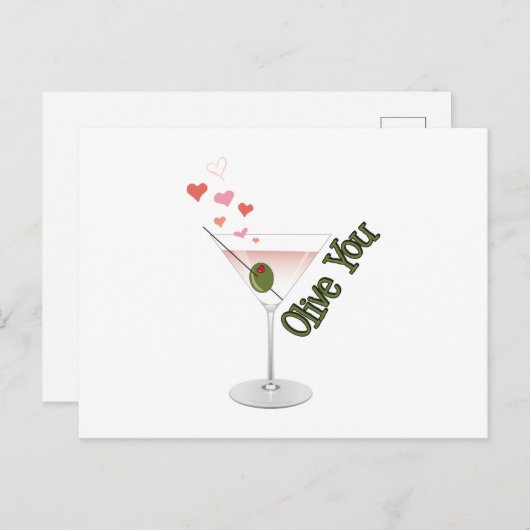 Olijf je briefkaart (Voorkant / Achterkant)