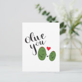 Olijf je briefkaart (Staand voorkant)