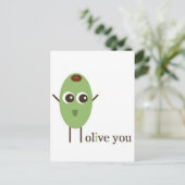 Olijf je briefkaart (Staand voorkant)