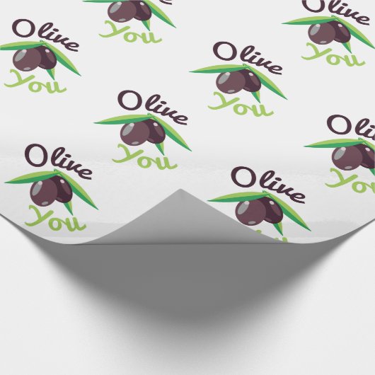 Olijf je cadeaupapier (Hoek)