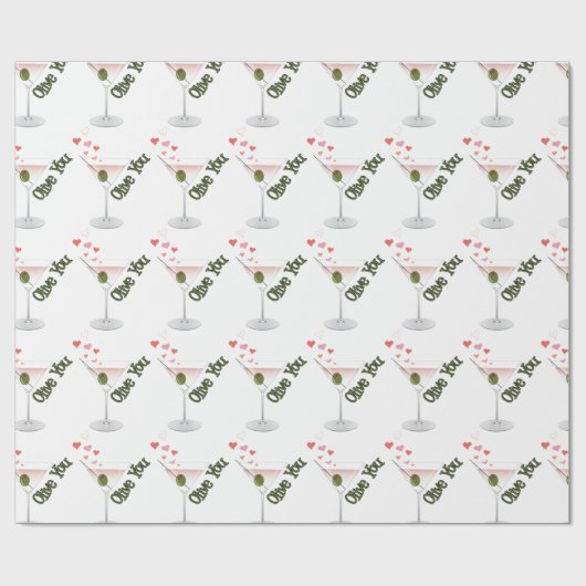 Olijf je cadeaupapier (Vlak)