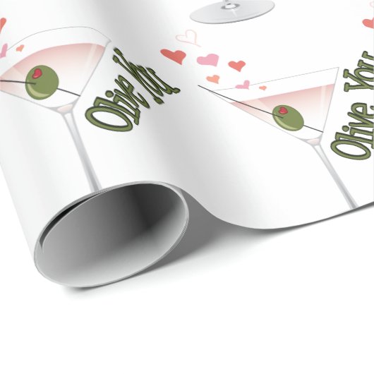 Olijf je cadeaupapier (Rol Hoek)