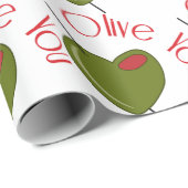 Olijf je cadeaupapier (Rol Hoek)