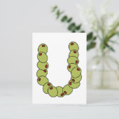 Olijf je "Ik hou van je" Briefkaart (Staand voorkant)