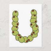 Olijf je "Ik hou van je" Briefkaart (Voorkant)