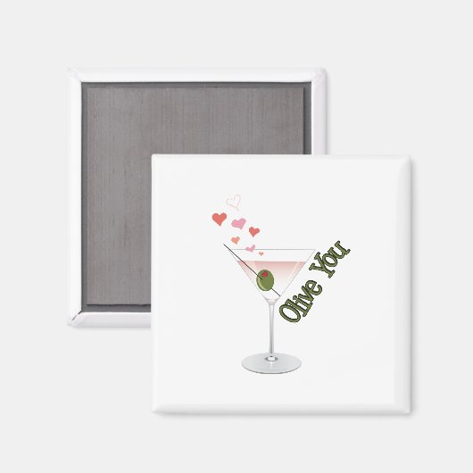 Olijf je magneet (Voorkant / Achterkant)