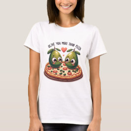 Olijf je meer dan pizza t-shirt