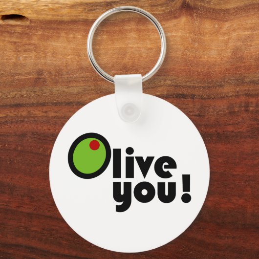 Olijf je! sleutelhanger (Voorkant)