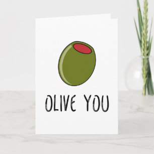 Olijf Je, Stunt, Grappig Ik Hou van Jou, Valentijn Kaart