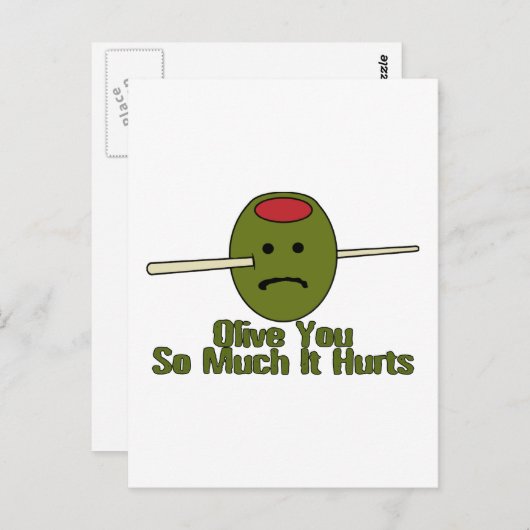 Olijf je zo veel briefkaart (Voorkant / Achterkant)