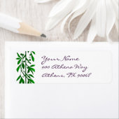 Olijf laat aangepaste Adresetiketten Etiket (Insitu)