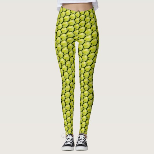 Olijf Leggings (Voorkant)