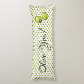 Olijf Lichaamskussen (Achterkant (Verticaal))