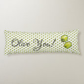 Olijf Lichaamskussen (Achterkant)