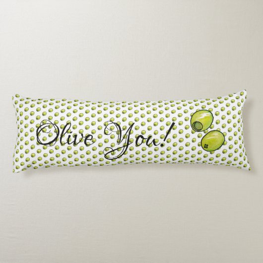 Olijf Lichaamskussen (Achterkant)