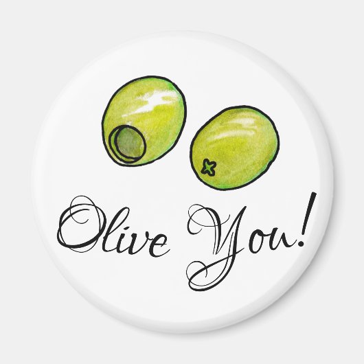 Olijf Magneet (Voorkant)