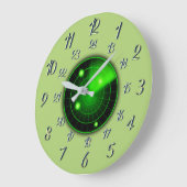 Olijf met grijze radar Militaire Tijd Grote klok (Hoek)