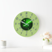 Olijf met grijze radar Militaire Tijd Grote klok (Huis)