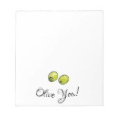 Olijf Notitieblok (Voorkant)