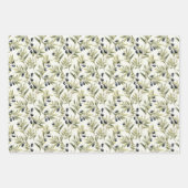Olijf Plant takken: Natuur geïnspireerd ontwerp Inpakpapier Vel (Voorkant 3)