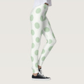 Olijf Polka Stippen Leggings (Rechts)