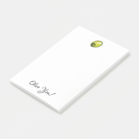 Olijf Post-it® Notes (Schuin)