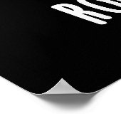 Olijf Rock And Roll Grappige Rocker Olijf Pun Donk Poster (Hoek)