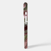 Olijf Roze Marmeren Hoestelcase Goud Luxe Case-Mate iPhone Case (Achterkant / Links)
