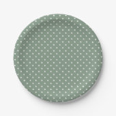 Olijf Sage Confetti Papieren Bord (Voorkant)