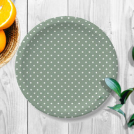 Olijf Sage Confetti Papieren Bord