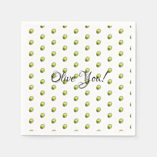 Olijf Servet (Voorkant)