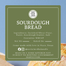 Olijf Sourdough Ingredient Cottage Wet Sticker