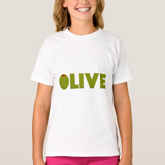 Olijf T-shirt (Voorkant)