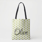Olijf Tote Bag (Voorkant)