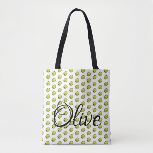 Olijf Tote Bag (Voorkant)