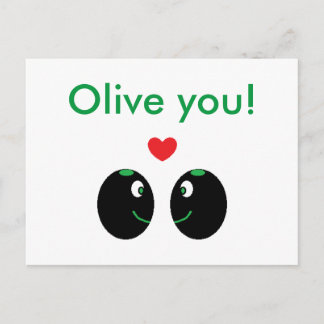 "Olijf u! De "liefde van I u het Briefkaart van de
