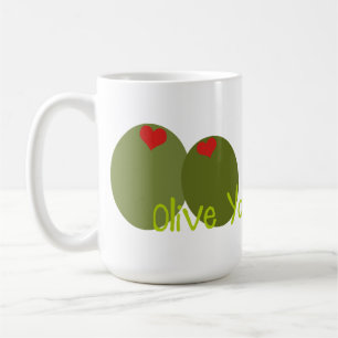 Olijf u koffiemok