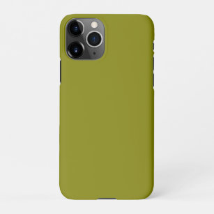 Olijf vaste kleur iPhone 11Pro hoesje