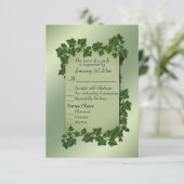 Olijf wijngaarden RSVP met hoofdgerecht (Staand voorkant)