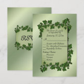 Olijf wijngaarden RSVP met hoofdgerecht (Voorkant / Achterkant)