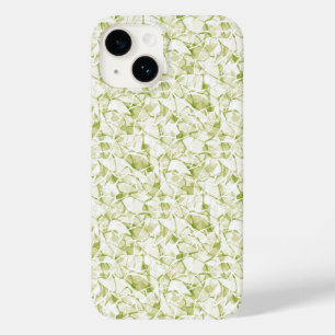 olijf-wit abstract mode modern patroon Case-Mate iPhone 14 hoesje