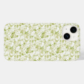 olijf-wit abstract mode modern patroon Case-Mate iPhone case (Achterkant (horizontaal))