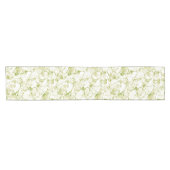 olijf-wit abstract mode modern patroon korte tafelloper (Horizontaal)