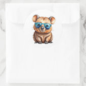 Olijf * Zomer Ronde Sticker (Tas)